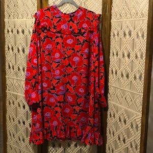 Red Floral Dress